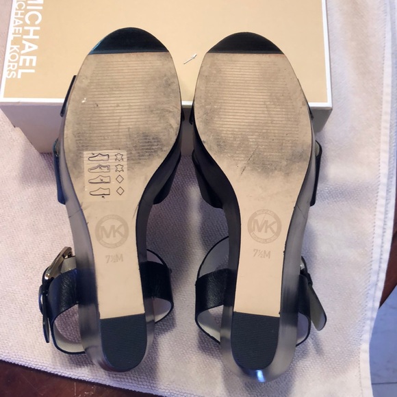 MICHAEL KORS Black Wedge Sandal - Picture 5 of 8